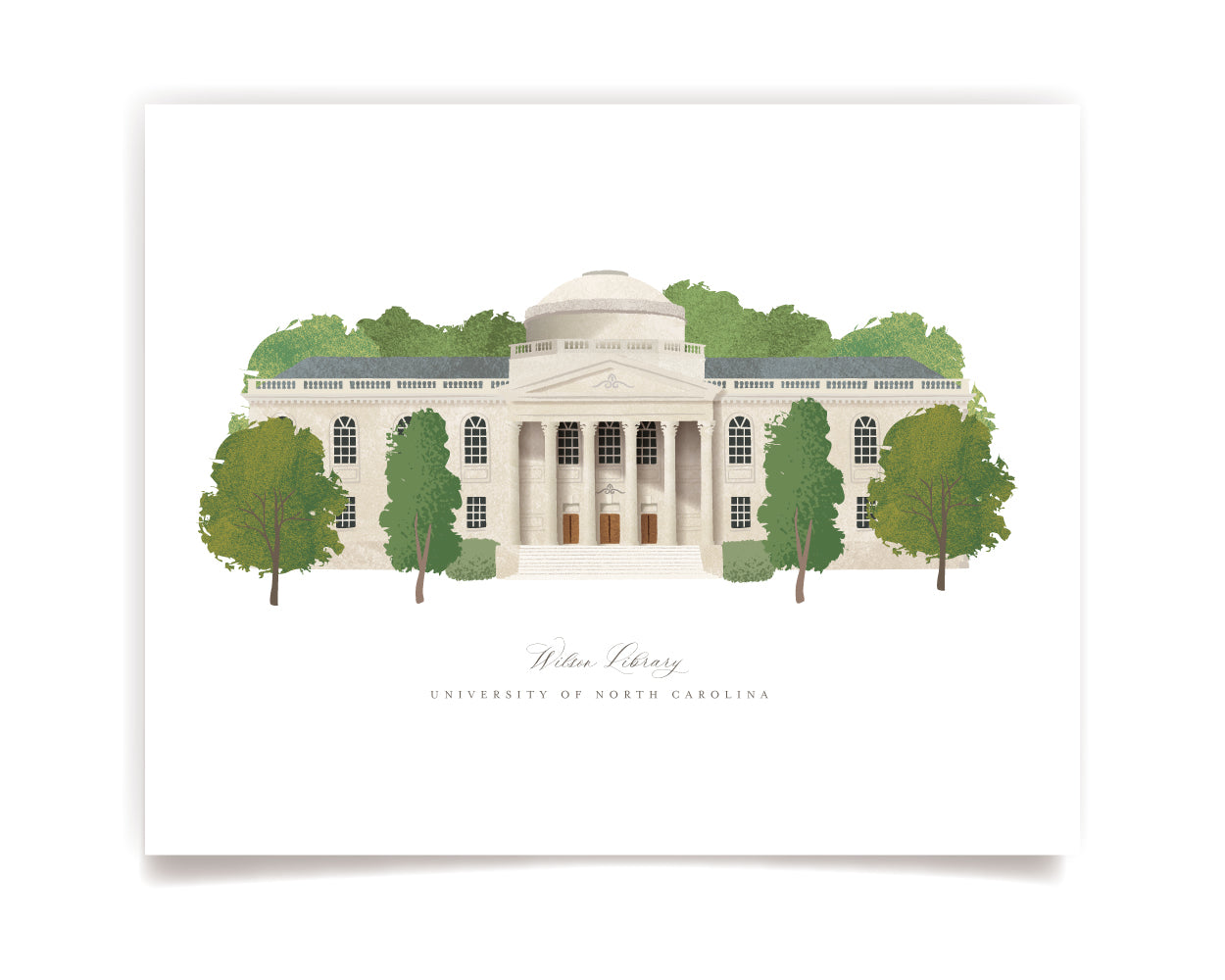 Wilson Library Art Print