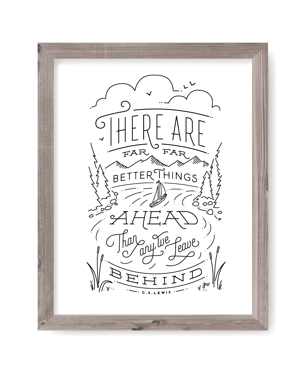 Better things Art Print