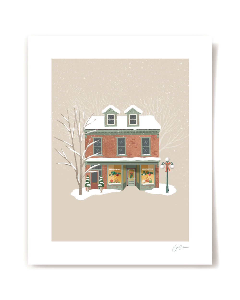 Mercantile Art Print