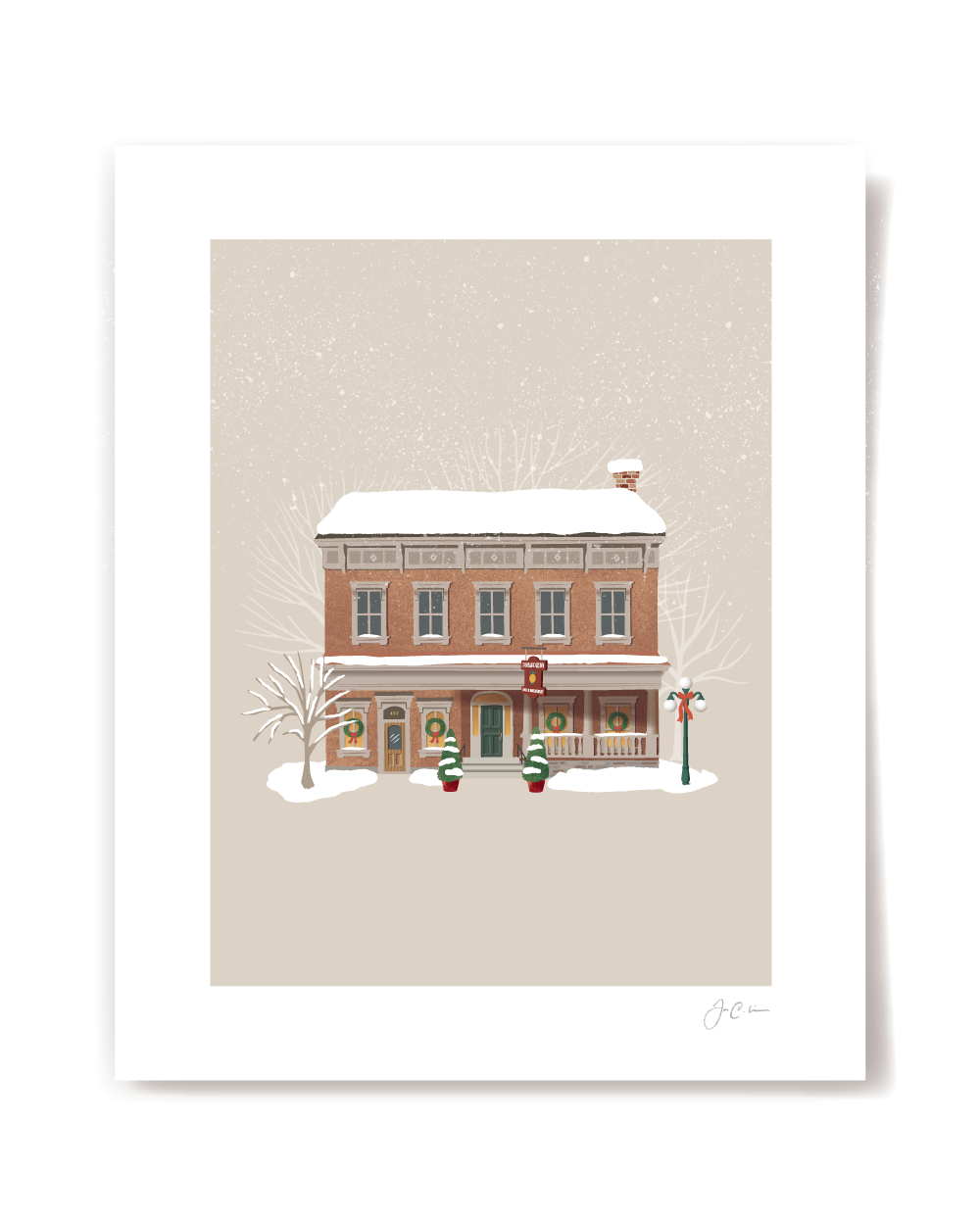 Pineapple Inn art print
