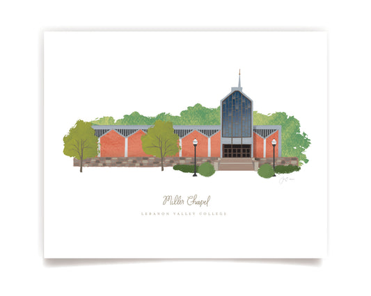 LVC Miller Chapel art print