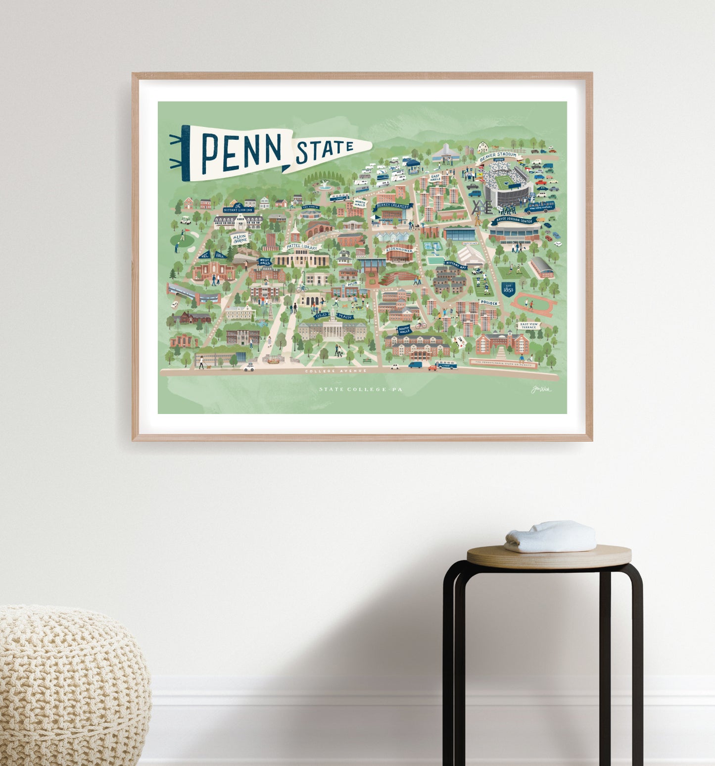 Penn State 18x24 poster