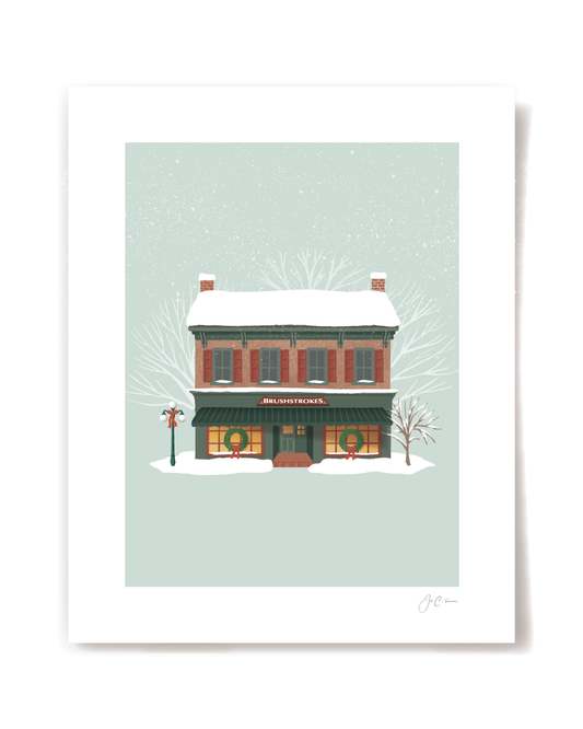 Brushstrokes Art Print