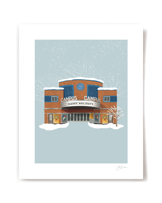 Campus Theatre Art Print