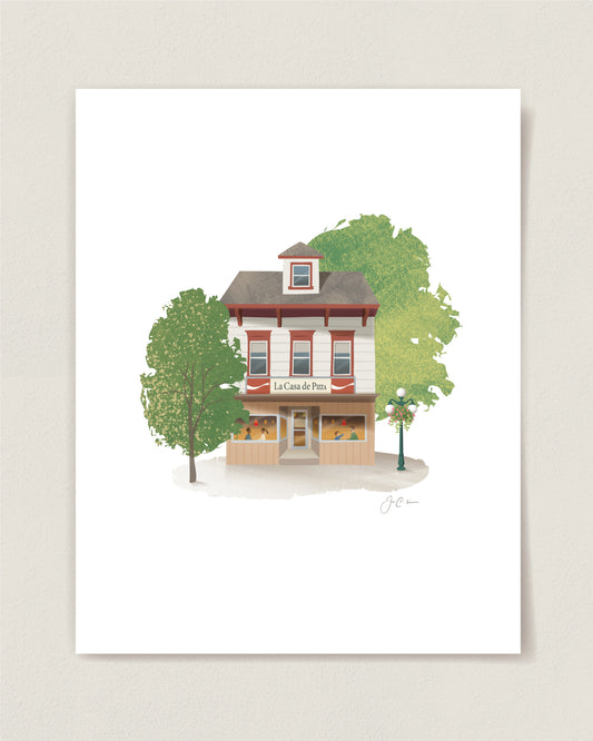 La Casa art print Summer series