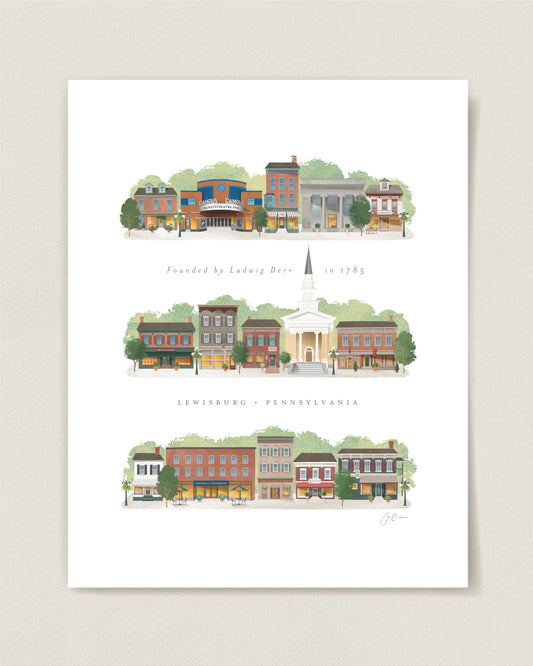 Lewisburg Street scene Summer