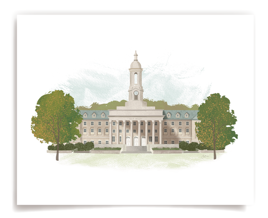 Old Main Art print