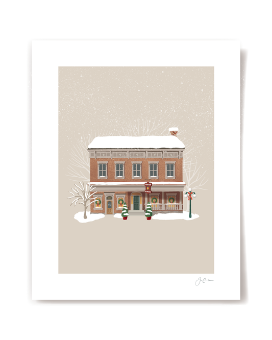 Pineapple Inn art print