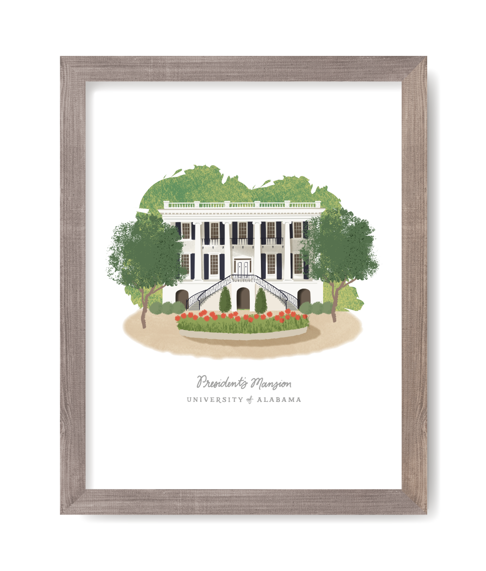 President's Mansion Art Print
