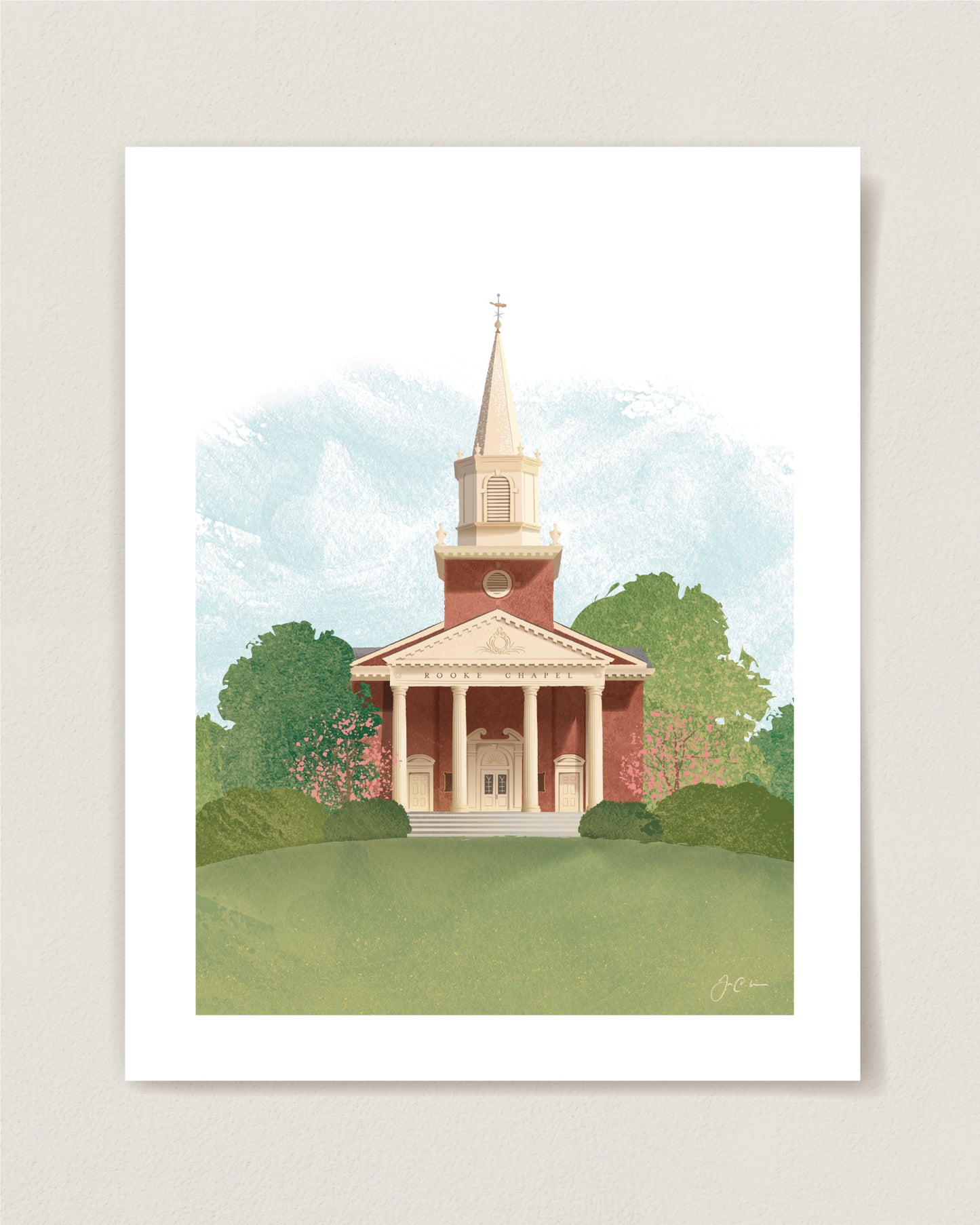 Rooke Chapel traditional print