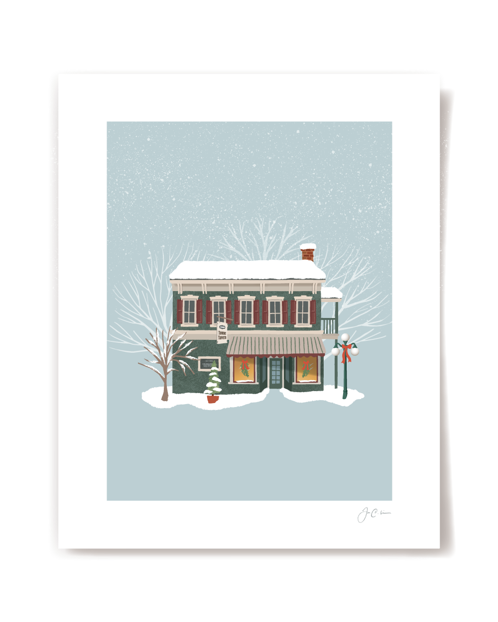 Towne Tavern art print