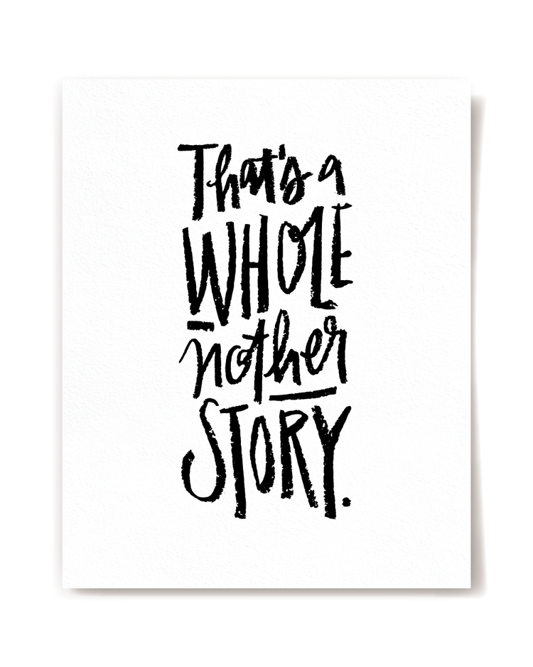Whole nother Art Print JWickDesign